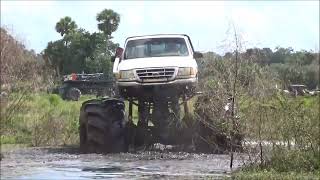 GEAR BOX FORD RANGER IS A FLOATER IT WILL GO ALMOST ANYWHERE AND ITS CROSSED THE FLOATING ISLAND [upl. by Aihsenet]