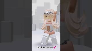 Voice reveal💕 JINXTHETHERIAN edit voicereveal voice speech robloxedit [upl. by Airad]