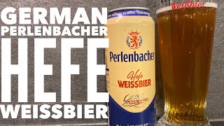 Authentic German Perlenbacher Hefe Weissbier  German Craft Beer Review [upl. by Ardin]