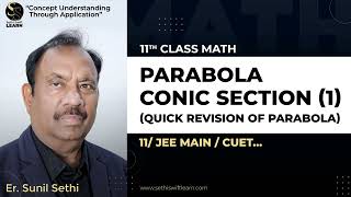 PARABOLA CONIC SECTION [upl. by Timms]