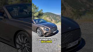 Así es la triple pantalla central del nuevo Bentley Continental GTC W12 Mulliner bentley [upl. by Assiralc]