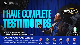 Next Level Prayers  I Receive Complete Testimonies  Pst Bolaji Idowu  Sept 24th 2024 [upl. by Aggie]