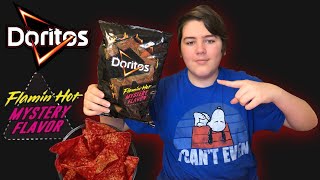 Doritos Flamin Hot Mystery Flavor Review [upl. by Ailicec718]