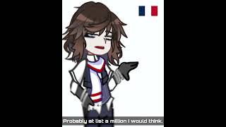 How many genders are there European countries gacha gachalife countryhumans funny shorts [upl. by Rossing]