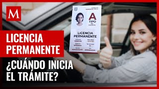 Licencia de conducir permanente en CdMx ¿Cuándo iniciar el trámite [upl. by Verne27]