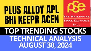 STOCK MARKET PLUS  ALLDY  APL  BHI  KEEPR  ACEN  PSE TECHNICAL ANALYSIS [upl. by Sonitnatsnok]