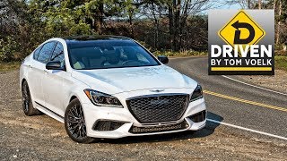 2018 Genesis G80 Sport Car Review [upl. by Kcirtap]