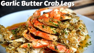 You Wont Want To Cook Crab Legs Any Other Way  Quick amp Easy Garlic Butter Crab Legs Recipe [upl. by Kimmie]