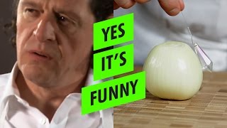 MARCO RESPONDS How to chop an ONION the REAL way [upl. by Ahsiema]