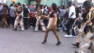 Treme Sidewalk Steppers 2010 Second Line  on St Bernard [upl. by Ennaoj573]