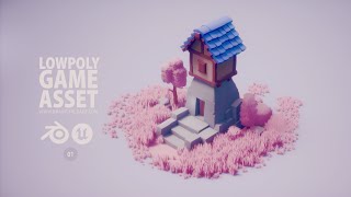 Create Cute Lowpoly GAME ART 12 [upl. by Prudy]