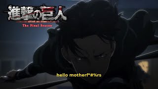 Levi vs Titan Mandíbula Galliard Porco Sub Español  Ataque de titanes 04X06 Shingeki No Kyojin [upl. by Ginzburg]