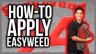 How to apply Siser EasyWeed on a Tshirt [upl. by Phiona]