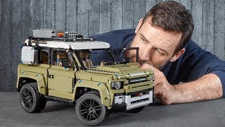 LEGO Unveils Technic Land Rover Defender Set 42110 [upl. by Annaitat]