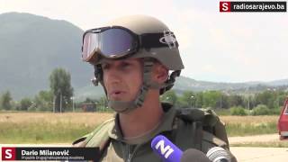 Brigada zračnih snaga OS BiH Prikaz taktičke osposobljenosti 2 helikopterski skvadron [upl. by Garrik441]