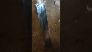 Machete knife knife making video blacksmithing video [upl. by Aniat291]