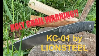 KC01 by LIONSTEEL HOLY GRAIL for BUSHCRAFT at that price [upl. by Zurc]