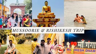 Mussoorie and Rishikesh Trip in June  DJI Osmo Action 4 Tourist Places  4K video [upl. by Ivor980]