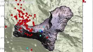 Seísmo de tres grados en El Hierro  Terremotos en Frontera por Volcán Submarino [upl. by Ecilayram813]