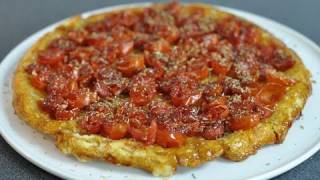 Recette géniale de la tarte tatin à la tomate cerise [upl. by Areek]