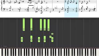 Debussy  Arabesque No 1  Piano Tutorial with Sheet Music Notes  Super EASY SLOW [upl. by Woll]