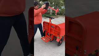 Small electric tricycle dump truckyoutubeshorts subscribe [upl. by Enohs]