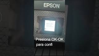 Limpieza de cabezales Epson EcoTank L4260 desde el panel shorts [upl. by Colombi]