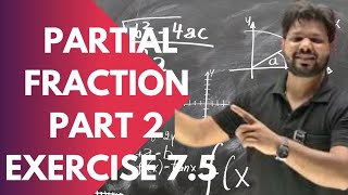 class 12 maths chapter 7 exercise 75 integrationCBSE BOARDCUET important questions partial fract [upl. by Eiramadnil]