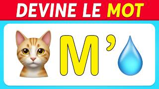 Devine 60 MOTS en ÉMOJIS 🌈✅ Facile Moyen Diffile Impossible 🧠 [upl. by Grissom]