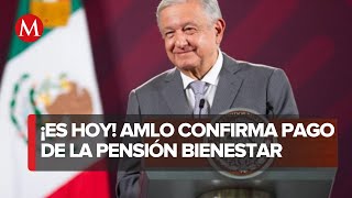 AMLO anuncia que hoy adultos mayores recibirán pago de pensión a través del Banco de Bienestar [upl. by Deadman]