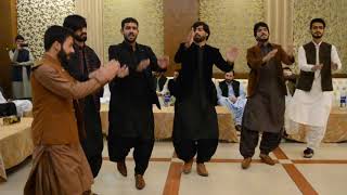 Baloch Students are enjoying their culturalDance By Baloch students of Faisalabad [upl. by Ariik305]