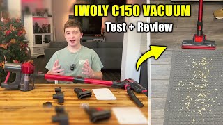 IWOLY C150 Cordless Vacuum Test amp Review [upl. by Kevyn]