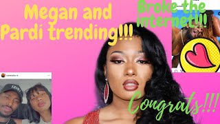 😱😱😱😳😳MEGAN THEE STALLION AND PARDI TRENDING ON TWITTER FOR 1YEAR ANNIVERSARY  JUICY PICTURE [upl. by Analahs]