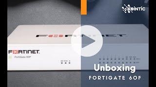 Firewall Fortigate 60F Unboxing [upl. by Ernesta48]