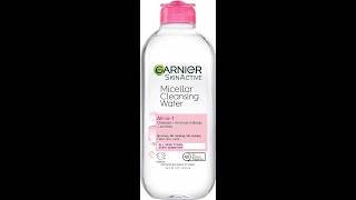 Garnier Micellar Water Facial Cleanser amp Makeup Remover for Sensitive Skin garniermicellarwater [upl. by Htiderem]