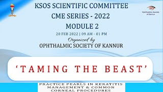 CORNEA  KSOS CME SERIES 2022  MODULE 2 [upl. by Enos798]