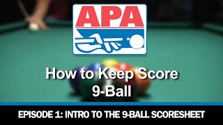 How to Keep Score 9Ball  1  Intro to the 9Ball Scoresheet [upl. by Nosnorb]