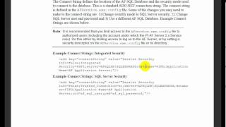OSIsoft Modify the AF Server to SQL Server connection string v2010 [upl. by Almat]