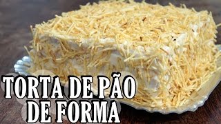 Receita Torta fria de pão de forma [upl. by Renata]