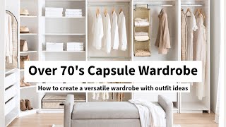 Over 70s Capsule Wardrobe  Fashion And Outfit Ideas Over 70  Trendy Tips for Over 70s Wardrobe [upl. by Oiratnom504]