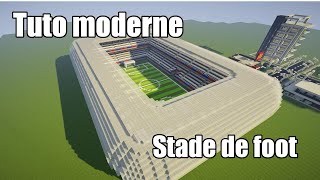 Minecraft  Tuto ville moderne 13  Le Stade de foot 24 [upl. by Hirz]