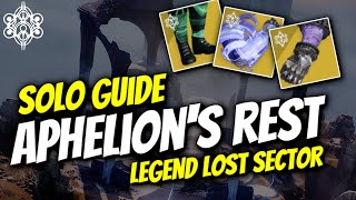 Get Radiant Dance Machines NOW  How To Solo Aphelions Rest Legend Lost Sector Guide  Destiny 2 [upl. by Aivilys141]