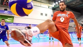 TOP 20 Legendary Volleyball Saves Of All Time HD [upl. by Ulah]