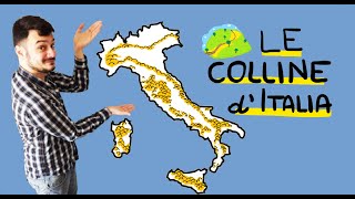 LE COLLINE IN ITALIA  La geografia spiegata ai bambini di scuola primaria [upl. by Lleuqram]