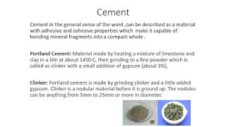 Chemical composition hydration of cement heat of hydration cement compounds Part ICE Sem 3 [upl. by Haskell]