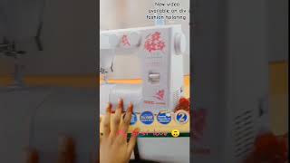 My first love 🙃🌼💞 new automatic sewing machine Japanese technology japan youtube fashion dress [upl. by Thorlie]