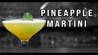 Pineapple Martini Recipes  Easy Vodka Cocktails At Home  Booze On the Rocks [upl. by Justis]