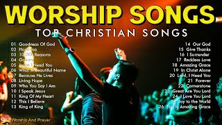 Best Praise and Worship Songs 2024  Non Stop Gospel Music Praise And Worship  With Lyrics [upl. by Beacham]