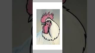 draw roosters logo ayam vector roosters Shorts [upl. by Shaner522]