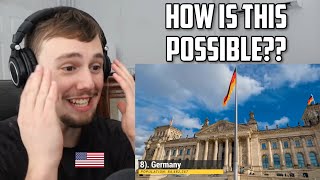 All 50 Countries in Europe Ranked Worst to Best  American Reacts [upl. by Aryek627]